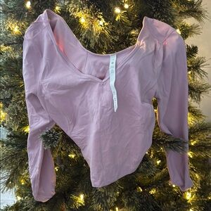 LULULEMON Women's Pink Long Sleeve Top